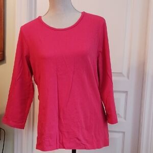 Chico's 3/4 Sleeve Top Size 2